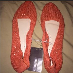 Orange flats